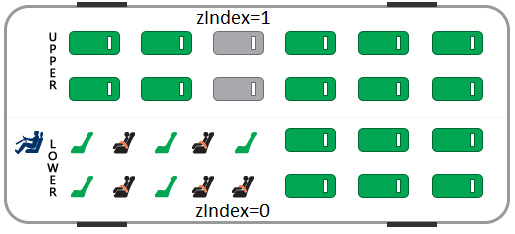 Sleeper Bus Seat Chart