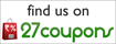 Find Our Offers & Coupons on 27coupons.com