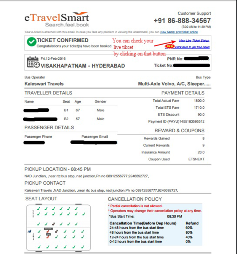 view my bus ticket details book bus ticket online cheap bus ticket